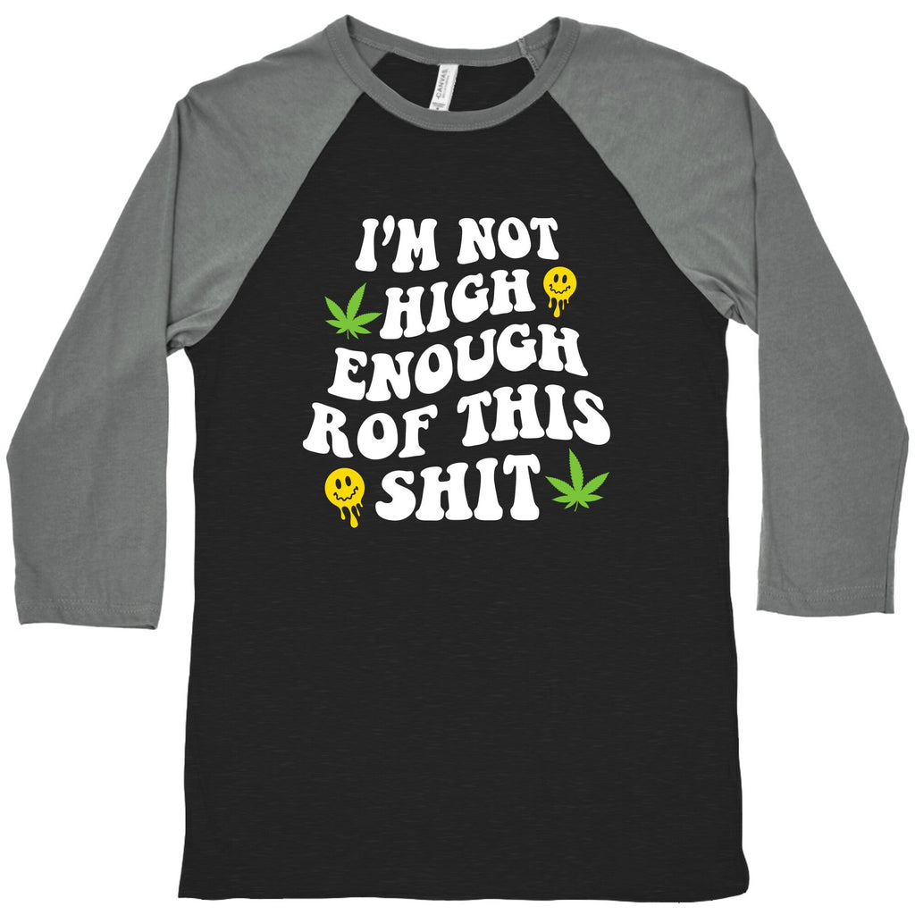 Not High Enough Baseball - Adult & Kids T-Shirts, Sweatshirts & Hoodies apparel design preview 1