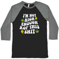 Not High Enough Baseball - Adult & Kids T-Shirts, Sweatshirts & Hoodies apparel design preview 1