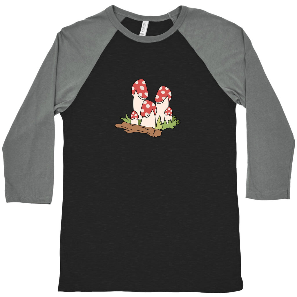 Mushroom Peens Baseball - Adult & Kids T-Shirts, Sweatshirts & Hoodies apparel design preview 1