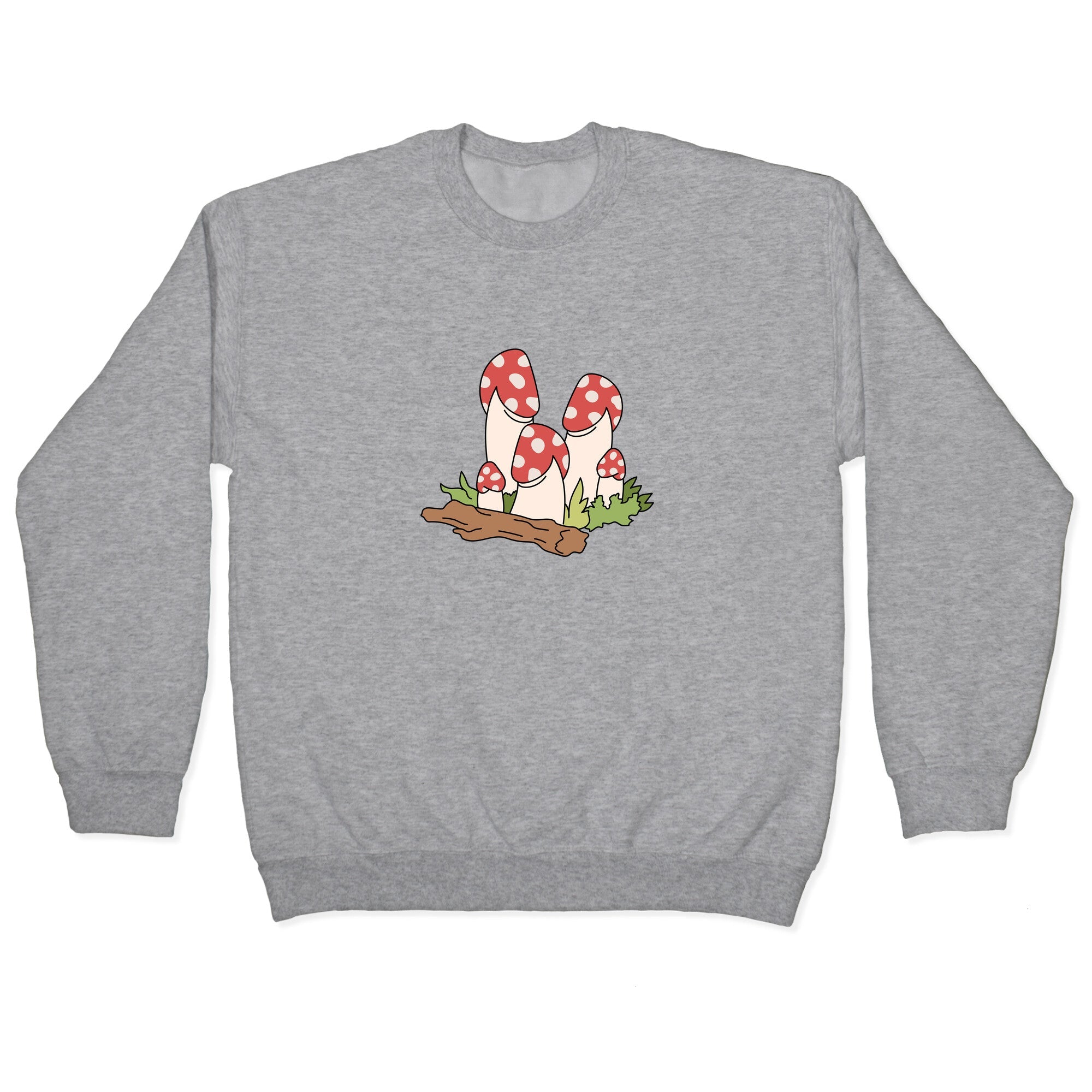 Mushroom Peens Crewneck - Adult & Kids T-Shirts, Sweatshirts & Hoodies apparel design preview 1