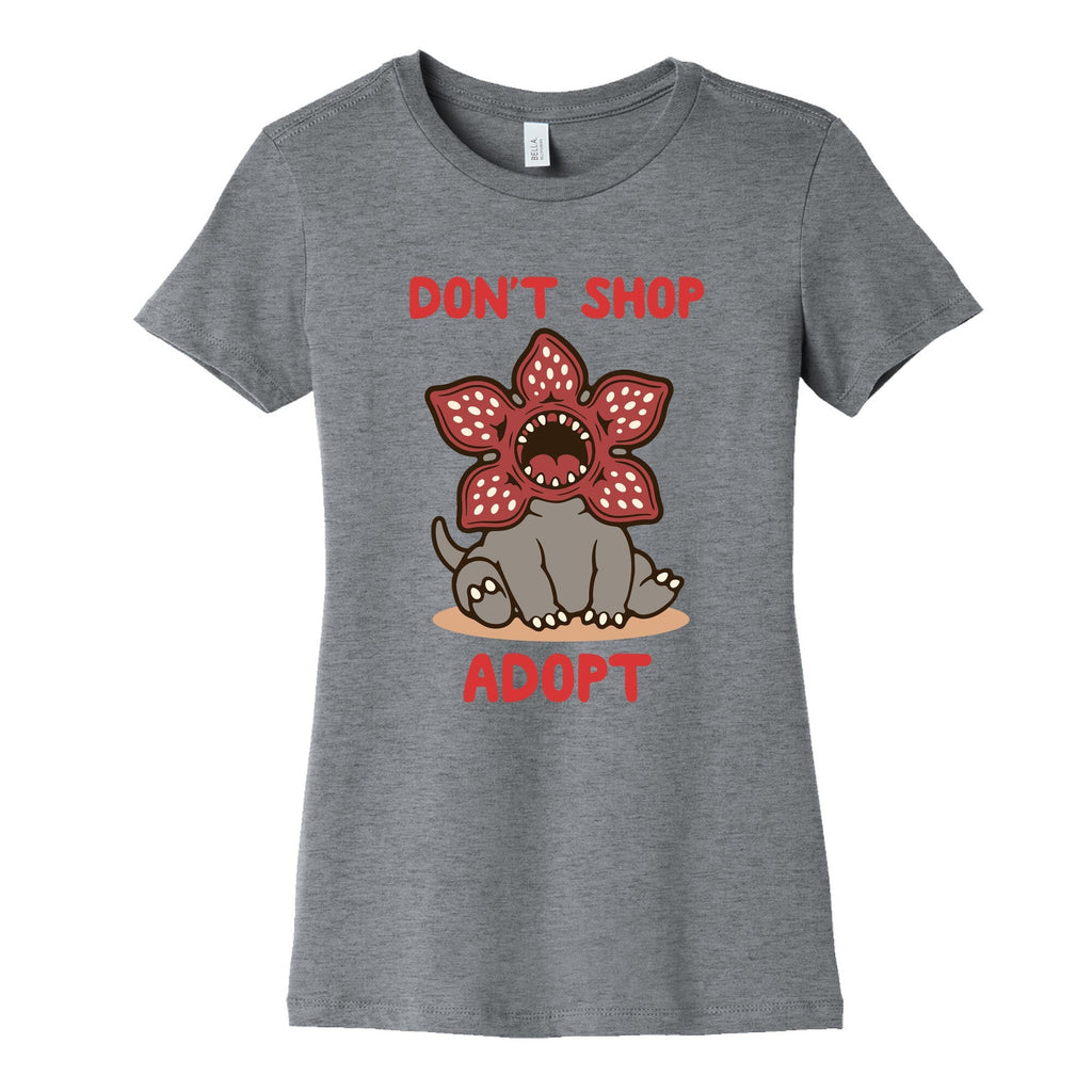 Dont Shop Adopt Demogorgon Womens Cotton - Adult & Kids T-Shirts, Sweatshirts & Hoodies apparel design preview 1