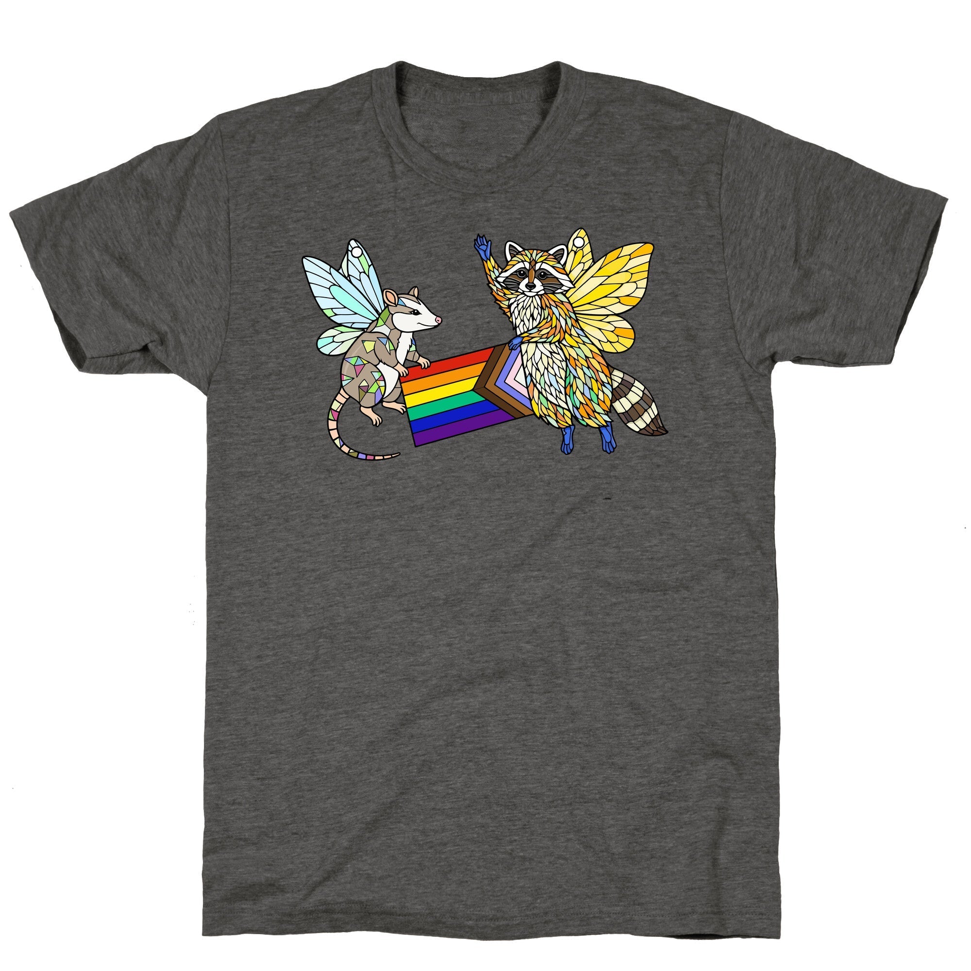 LGBTQ Fairies Unisex Triblend - Adult & Kids T-Shirts, Sweatshirts & Hoodies apparel design preview 1