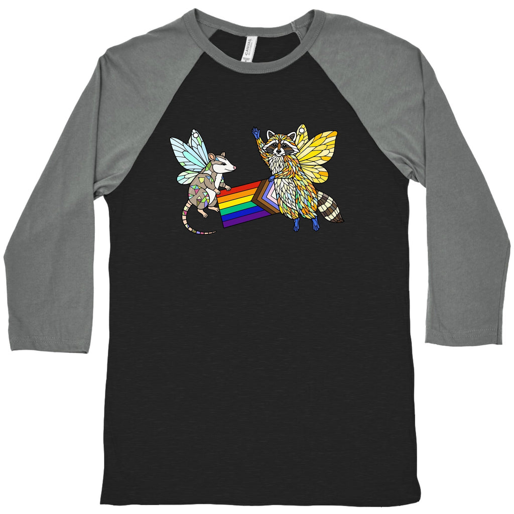 LGBTQ Fairies Baseball - Adult & Kids T-Shirts, Sweatshirts & Hoodies apparel design preview 1