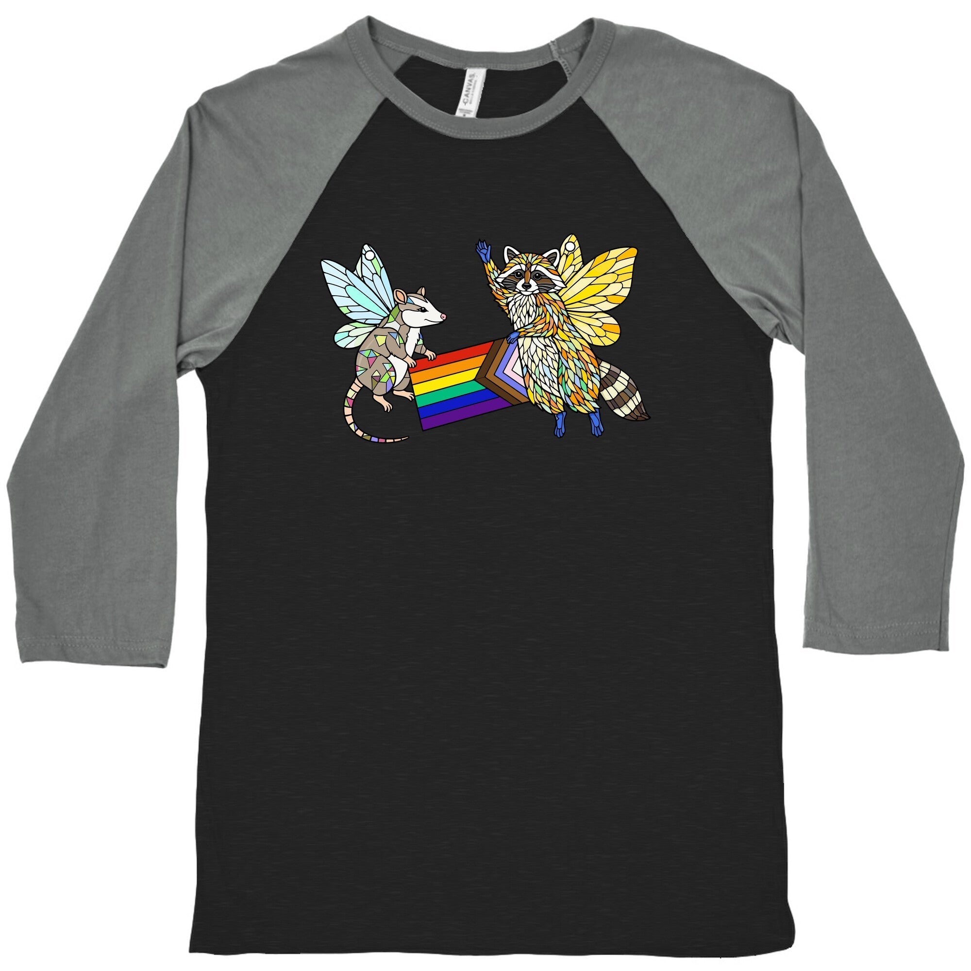 LGBTQ Fairies Baseball - Adult & Kids T-Shirts, Sweatshirts & Hoodies apparel design preview 1
