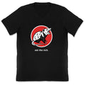 Eat The Rich V-Neck - Adult & Kids T-Shirts, Sweatshirts & Hoodies apparel design preview 1