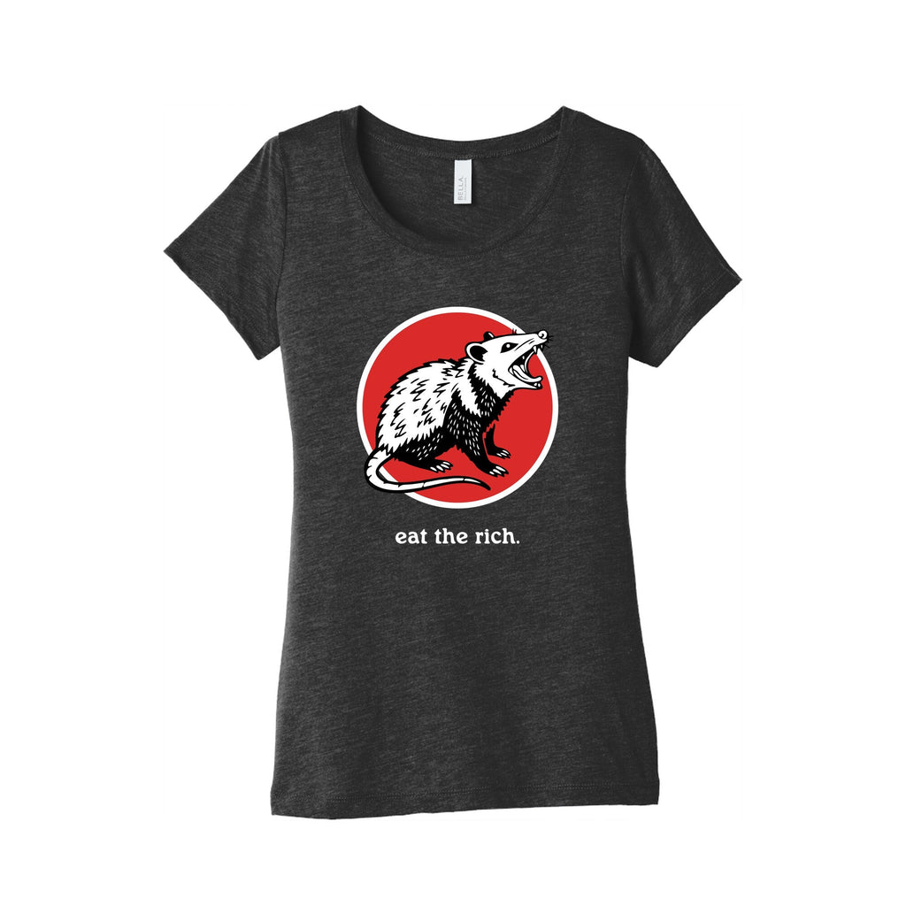 Eat The Rich Womens Triblend - Adult & Kids T-Shirts, Sweatshirts & Hoodies apparel design preview 1