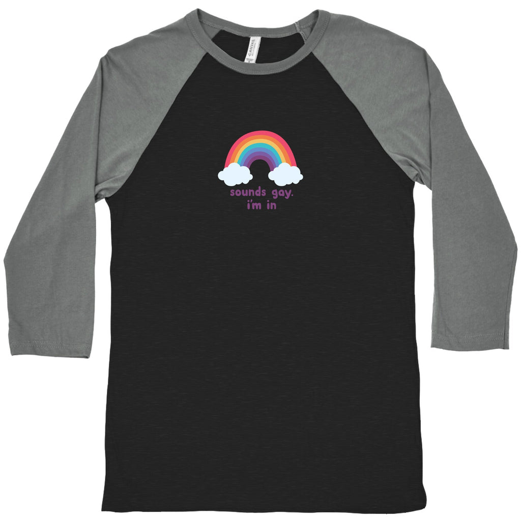 Sounds Gay, Im In Baseball - Adult & Kids T-Shirts, Sweatshirts & Hoodies apparel design preview 1