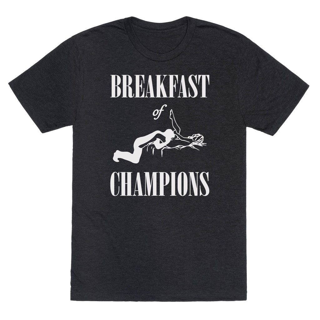 Breakfast Of Champnions Unisex Triblend - Adult & Kids T-Shirts, Sweatshirts & Hoodies apparel design preview 1