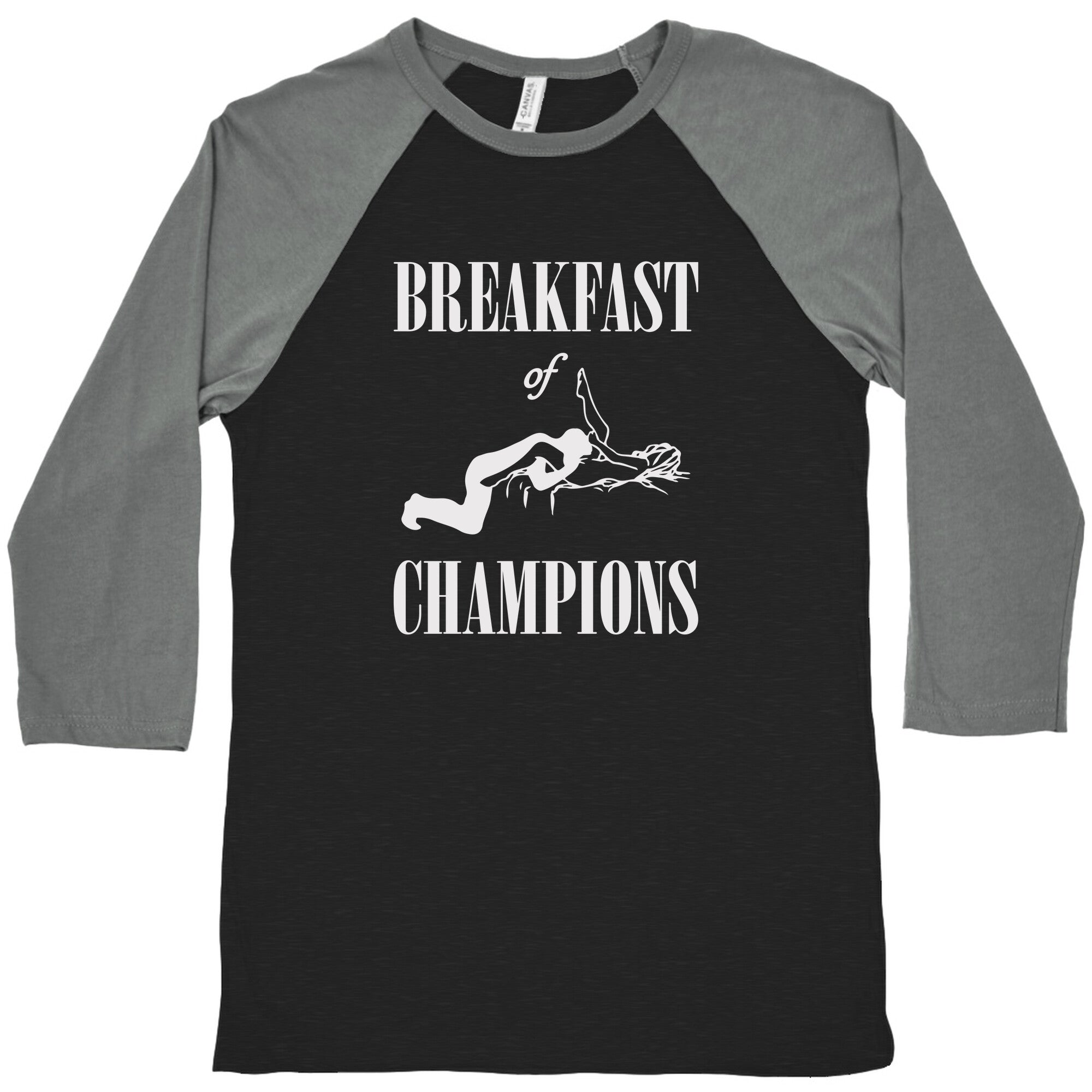 Breakfast Of Champnions Baseball - Adult & Kids T-Shirts, Sweatshirts & Hoodies apparel design preview 1