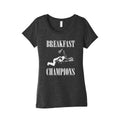 Breakfast Of Champnions Womens Triblend - Adult & Kids T-Shirts, Sweatshirts & Hoodies apparel design preview 1
