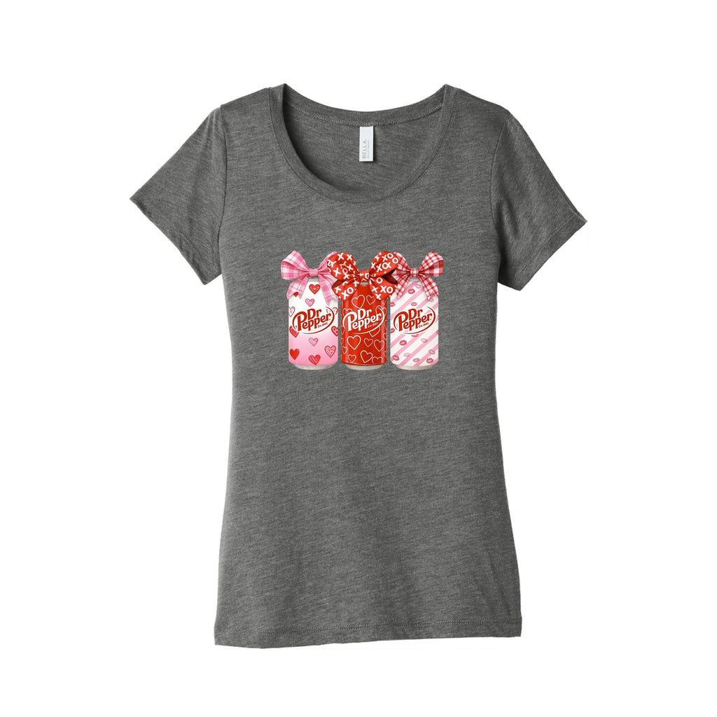 Dr. Pepper Valentine Womens Triblend - Adult & Kids T-Shirts, Sweatshirts & Hoodies apparel design preview 1