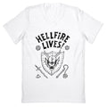 Hellfire Lives! V-Neck - Adult & Kids T-Shirts, Sweatshirts & Hoodies apparel design preview 1