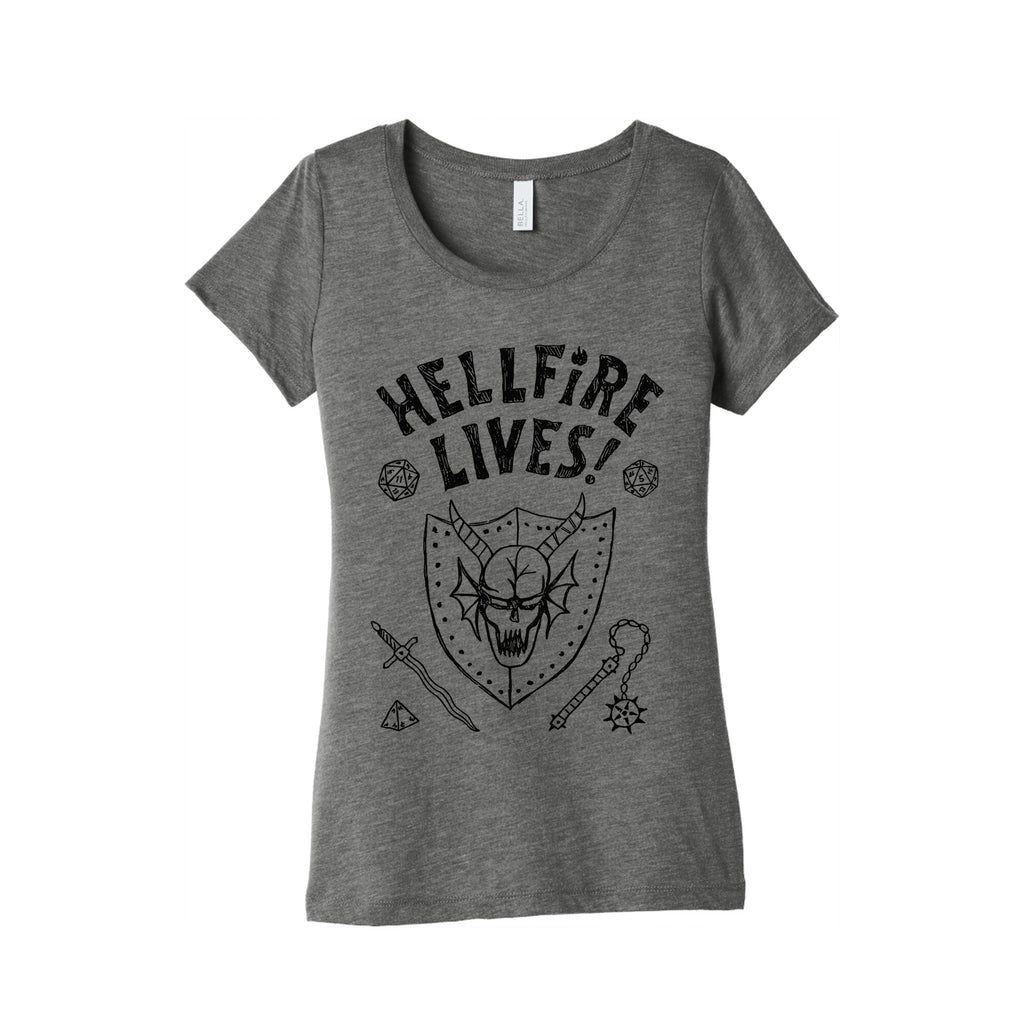 Hellfire Lives! Womens Triblend - Adult & Kids T-Shirts, Sweatshirts & Hoodies apparel design preview 1