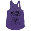 Hellfire Lives! Racerback Tank - Adult & Kids T-Shirts, Sweatshirts & Hoodies apparel design preview 1