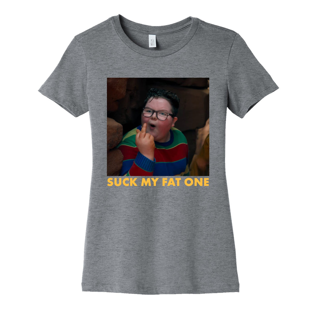 Suck My Fat One Womens Cotton - Adult & Kids T-Shirts, Sweatshirts & Hoodies apparel design preview 1