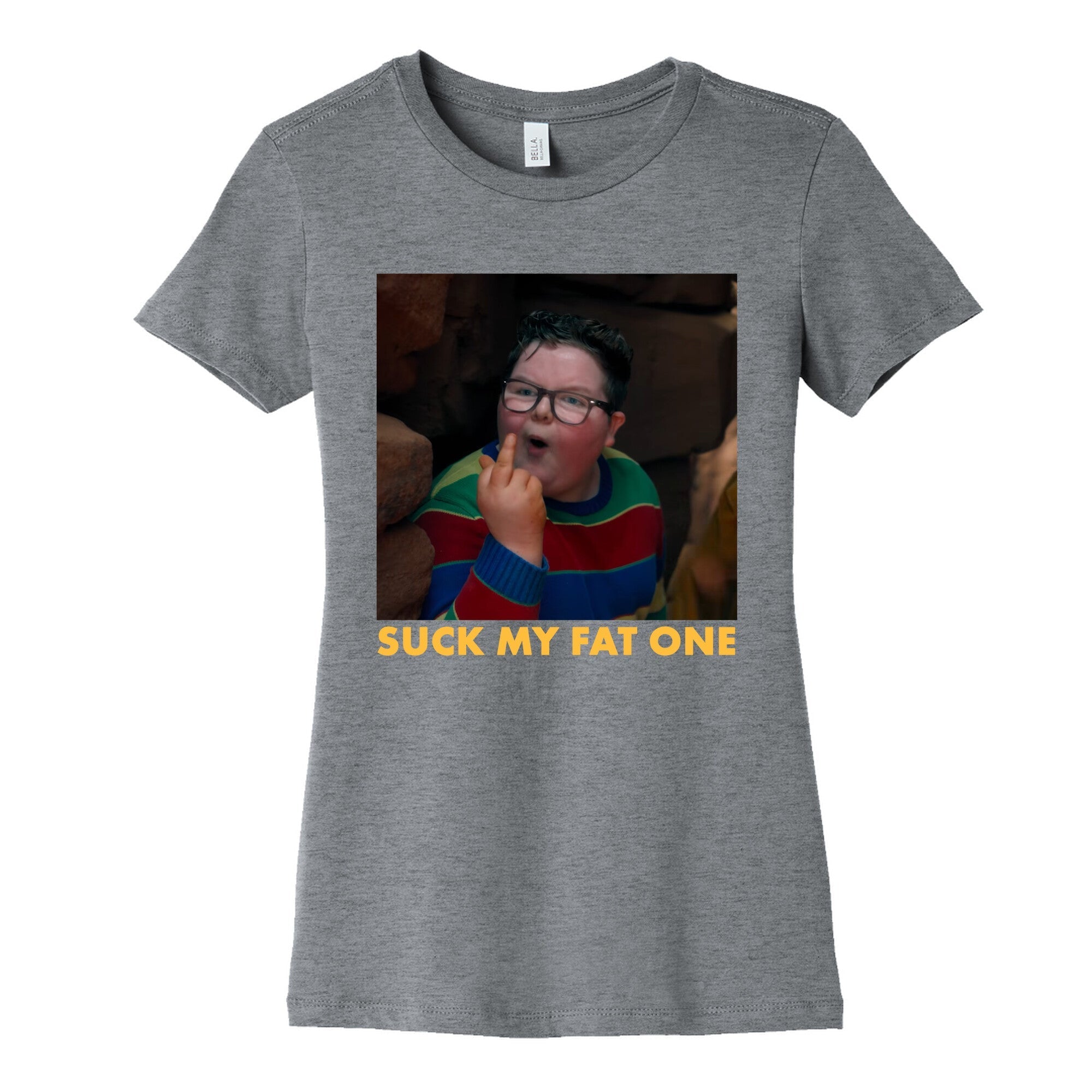 Suck My Fat One Womens Cotton - Adult & Kids T-Shirts, Sweatshirts & Hoodies apparel design preview 1