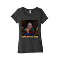 Suck My Fat One Womens Triblend - Adult & Kids T-Shirts, Sweatshirts & Hoodies apparel design preview 1