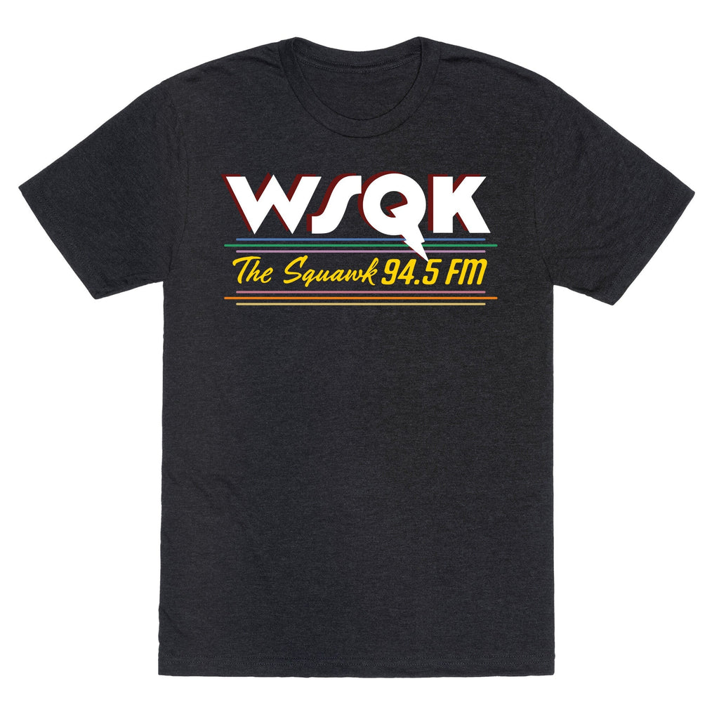 WSQK The Squawk Unisex Triblend - Adult & Kids T-Shirts, Sweatshirts & Hoodies apparel design preview 1