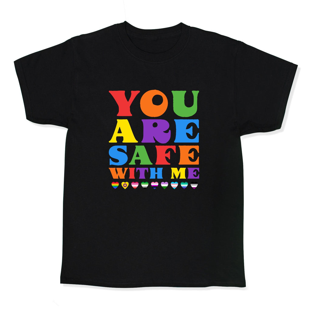 You Are Safe With Me - Adult & Kids T-Shirts, Sweatshirts & Hoodies apparel design preview 1