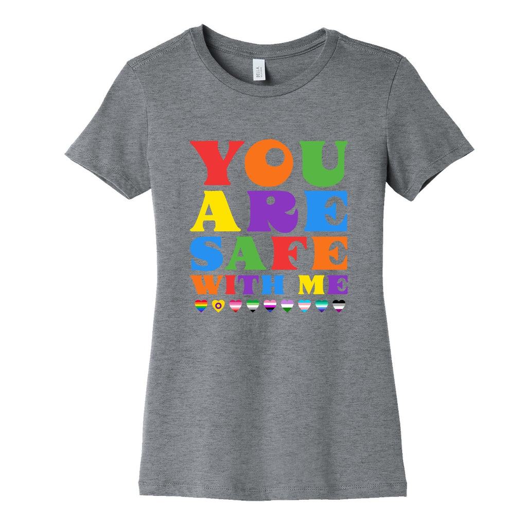 You Are Safe With Me Womens Cotton - Adult & Kids T-Shirts, Sweatshirts & Hoodies apparel design preview 1