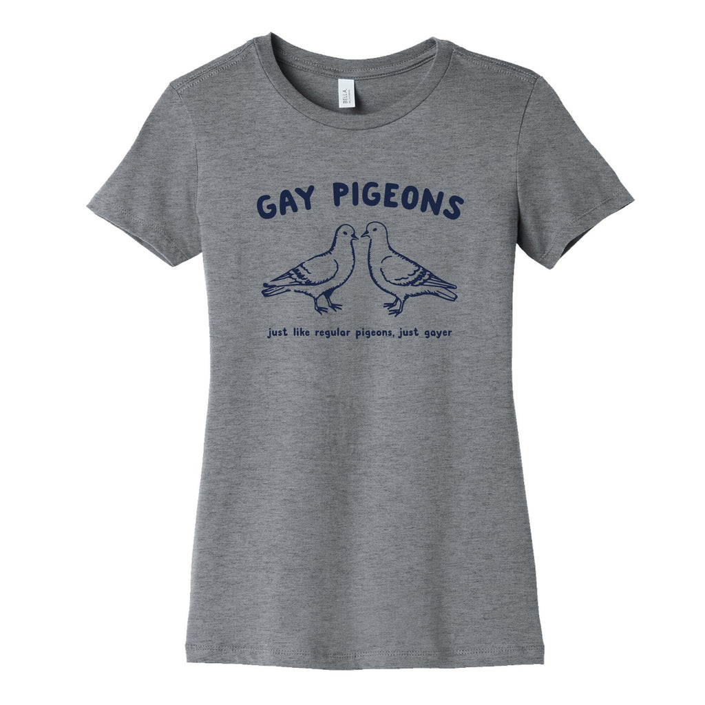 Gay Pigeons Womens Cotton - Adult & Kids T-Shirts, Sweatshirts & Hoodies apparel design preview 1