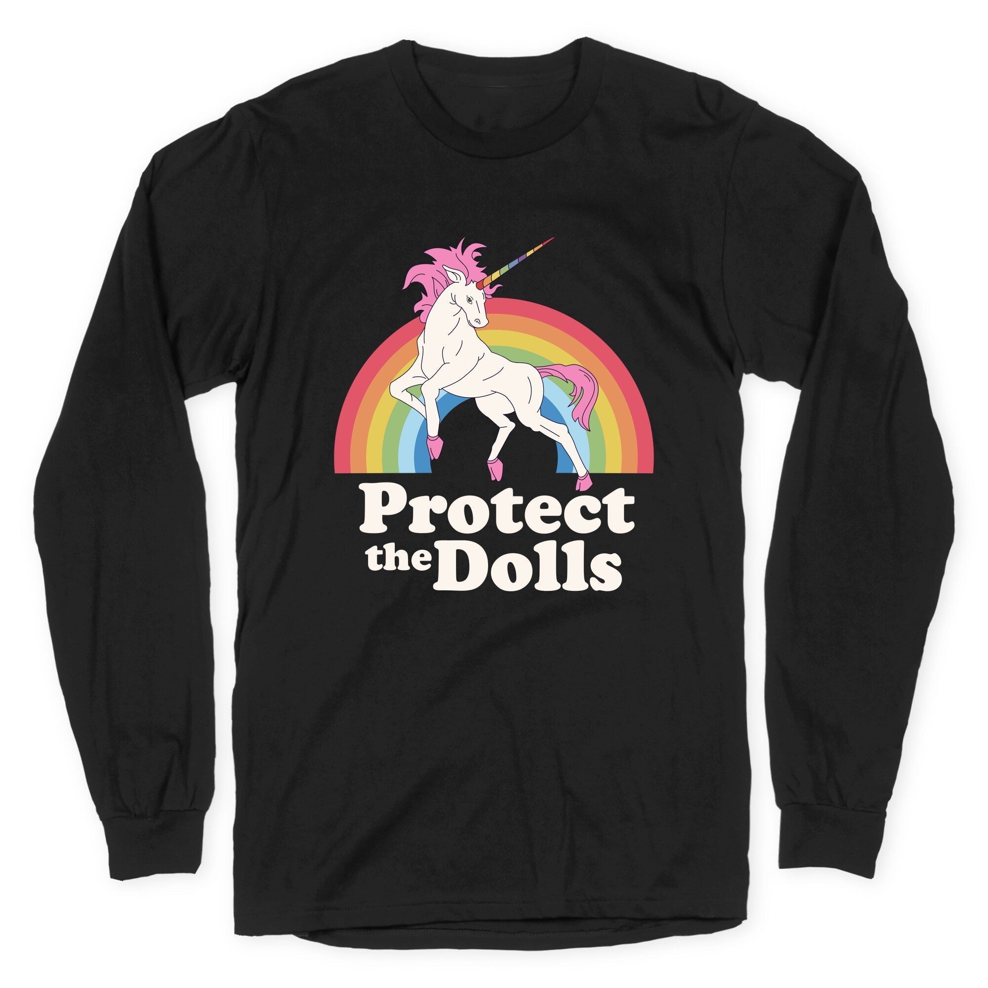 Protect The Dolls Unicorn - Adult & Kids T-Shirts, Sweatshirts & Hoodies apparel design preview 1