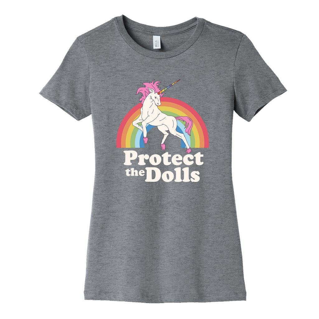 Protect The Dolls Unicorn Womens Cotton - Adult & Kids T-Shirts, Sweatshirts & Hoodies apparel design preview 1