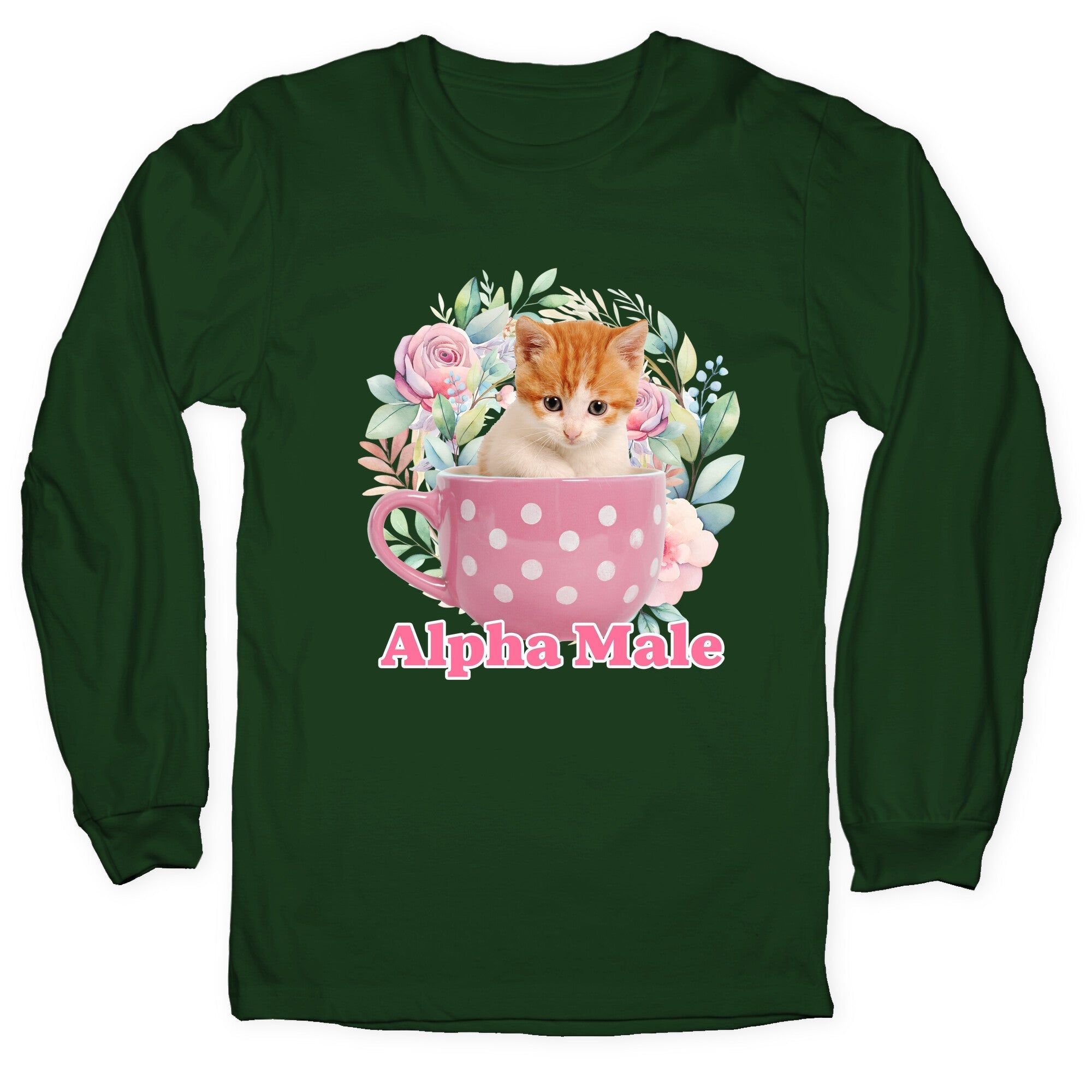 Alpha Male Kitten - Adult & Kids T-Shirts, Sweatshirts & Hoodies apparel design preview 1