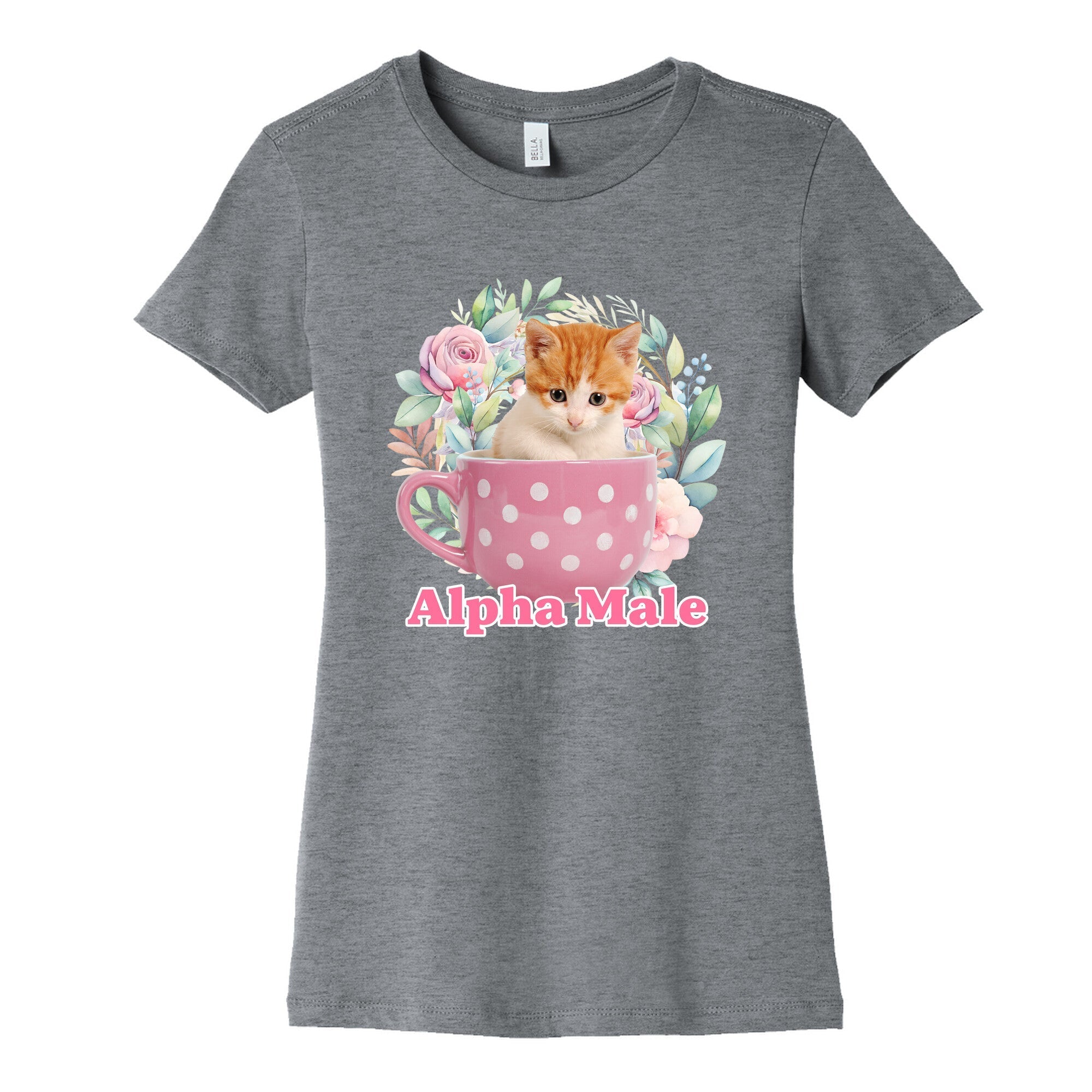 Alpha Male Kitten Womens Cotton - Adult & Kids T-Shirts, Sweatshirts & Hoodies apparel design preview 1