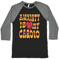 Anxiety Is My Cardio Baseball - Adult & Kids T-Shirts, Sweatshirts & Hoodies apparel design preview 1