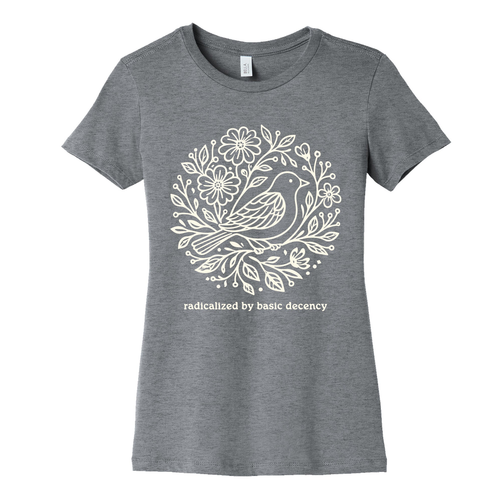 Radicalized By Basic Decency Womens Cotton - Adult & Kids T-Shirts, Sweatshirts & Hoodies apparel design preview 1