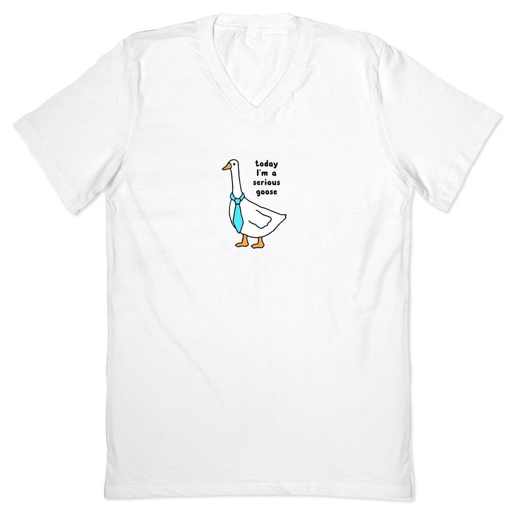 Today Im A Serious Goose V-Neck - Adult & Kids T-Shirts, Sweatshirts & Hoodies apparel design preview 1