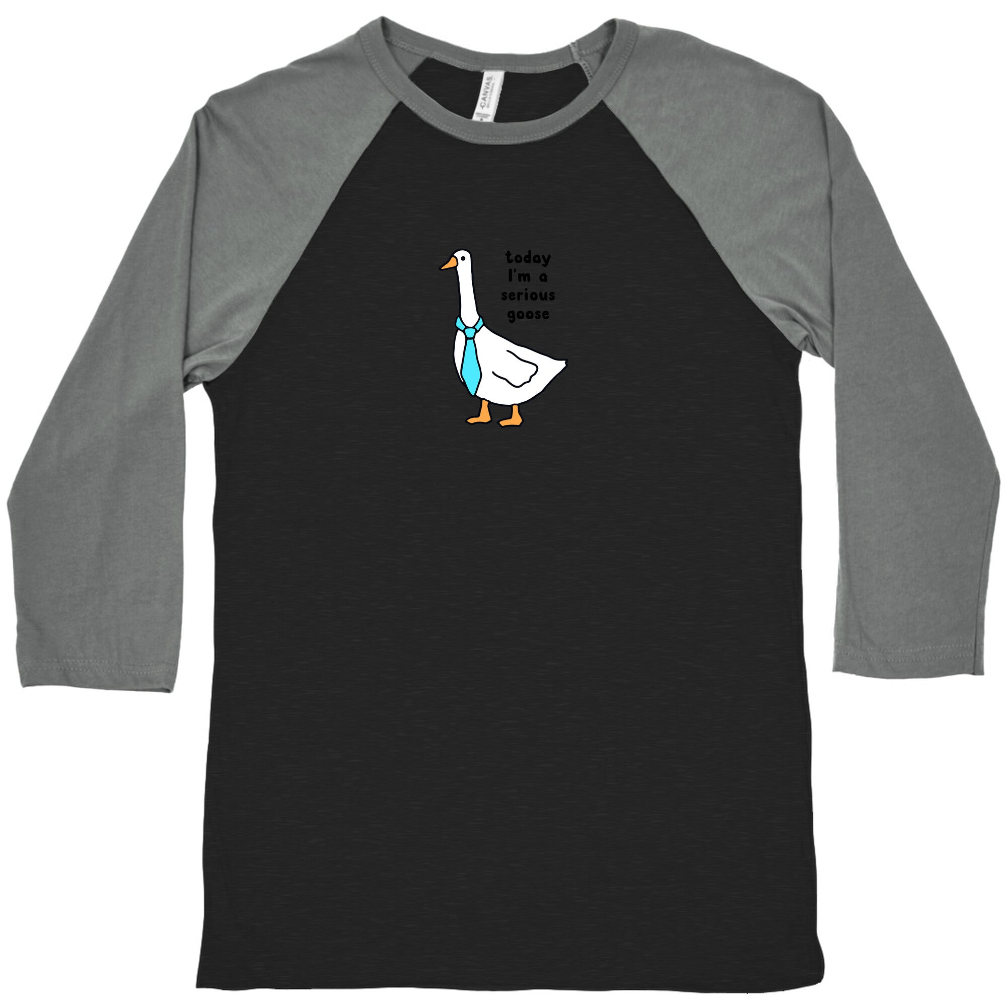 Today Im A Serious Goose Baseball - Adult & Kids T-Shirts, Sweatshirts & Hoodies apparel design preview 1