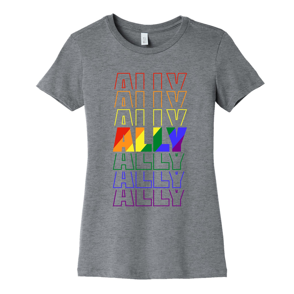 Ally LGBTQ Womens Cotton - Adult & Kids T-Shirts, Sweatshirts & Hoodies apparel design preview 1