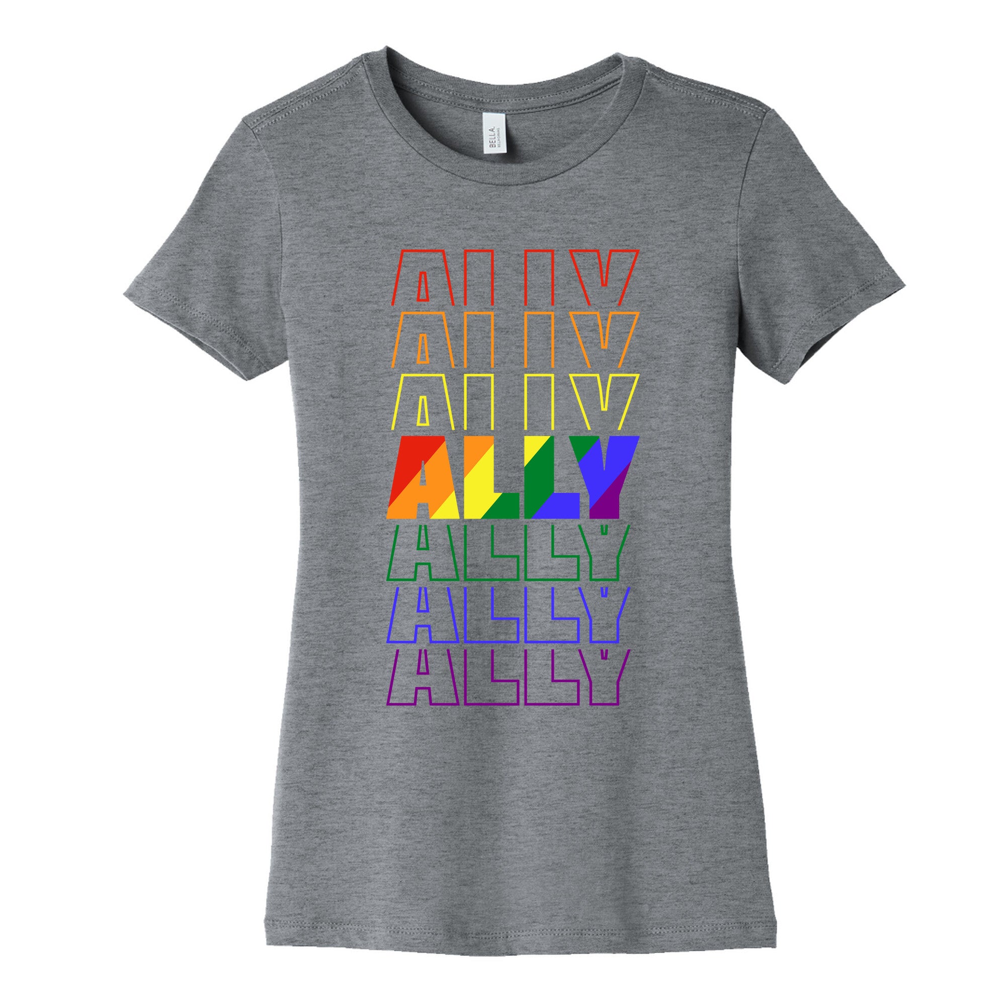 Ally LGBTQ Womens Cotton - Adult & Kids T-Shirts, Sweatshirts & Hoodies apparel design preview 1