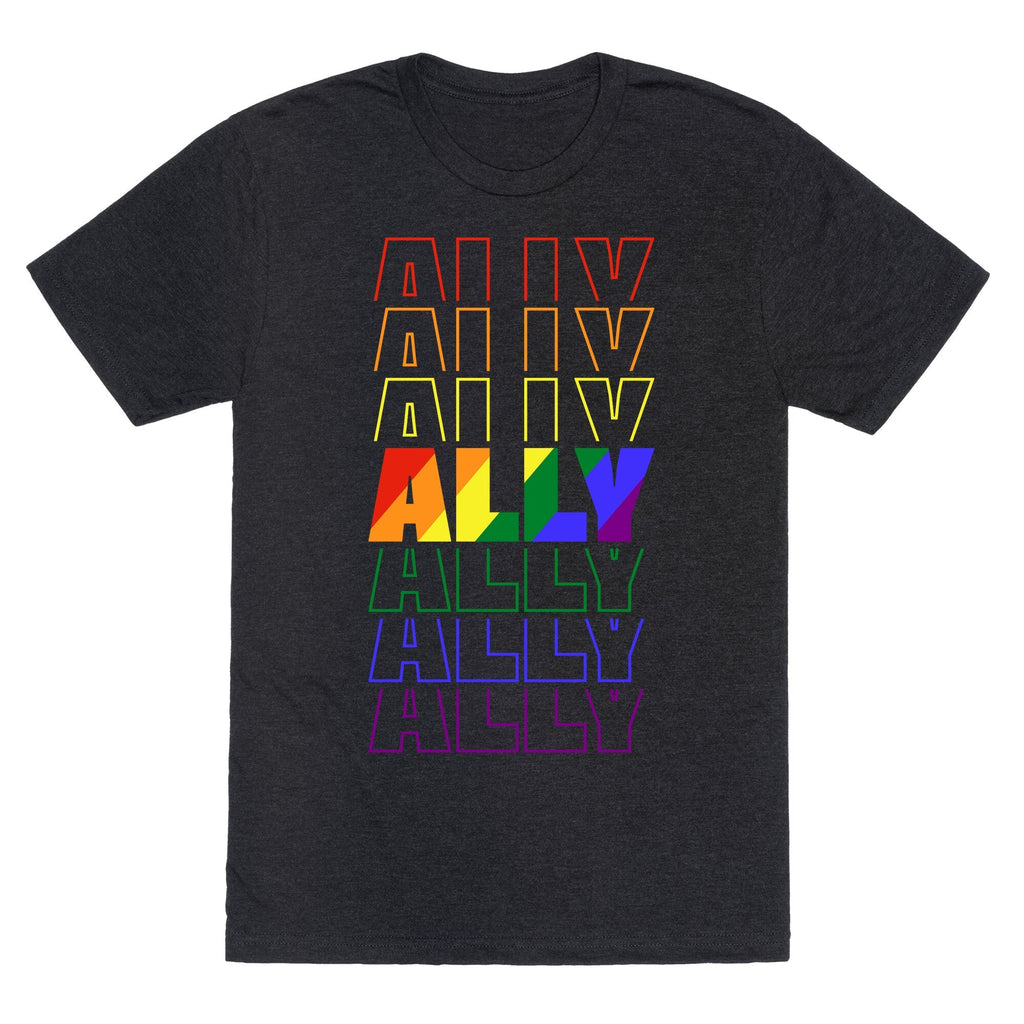 Ally LGBTQ Unisex Triblend - Adult & Kids T-Shirts, Sweatshirts & Hoodies apparel design preview 1