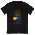 Ally LGBTQ V-Neck - Adult & Kids T-Shirts, Sweatshirts & Hoodies apparel design preview 1