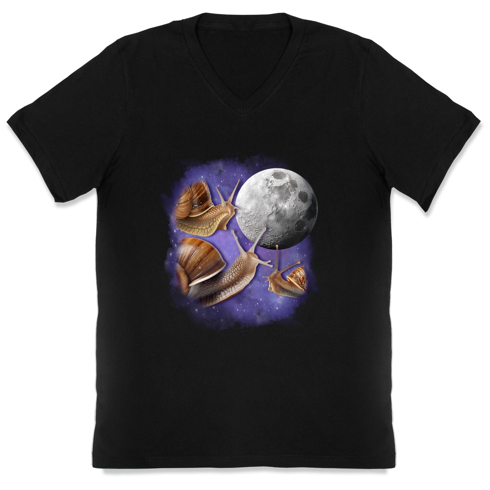 Yearning Snails V-Neck - Adult & Kids T-Shirts, Sweatshirts & Hoodies apparel design preview 1
