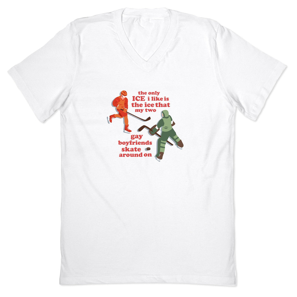 The Only Ice I Like V-Neck - Adult & Kids T-Shirts, Sweatshirts & Hoodies apparel design preview 1
