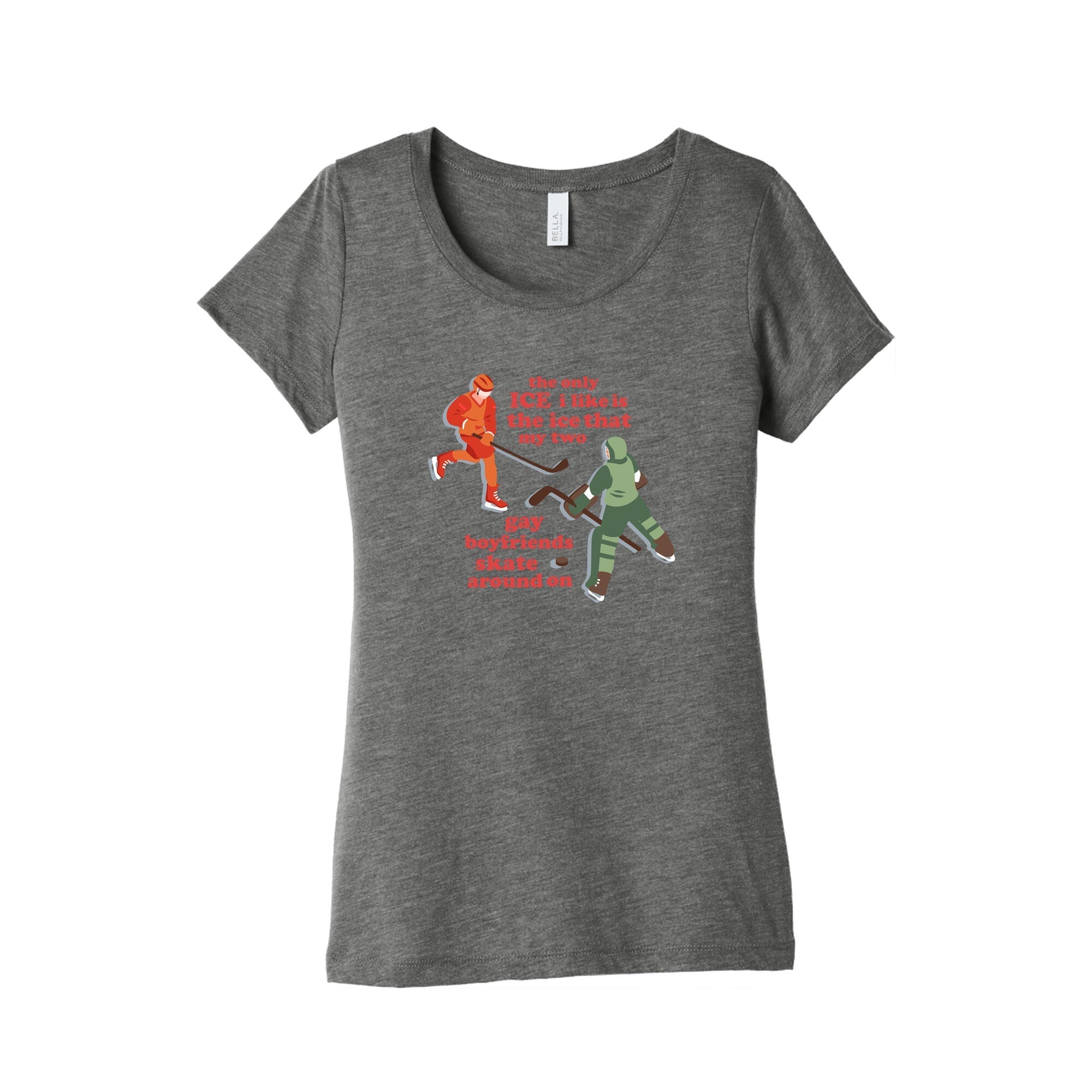 The Only Ice I Like Womens Triblend - Adult & Kids T-Shirts, Sweatshirts & Hoodies apparel design preview 1