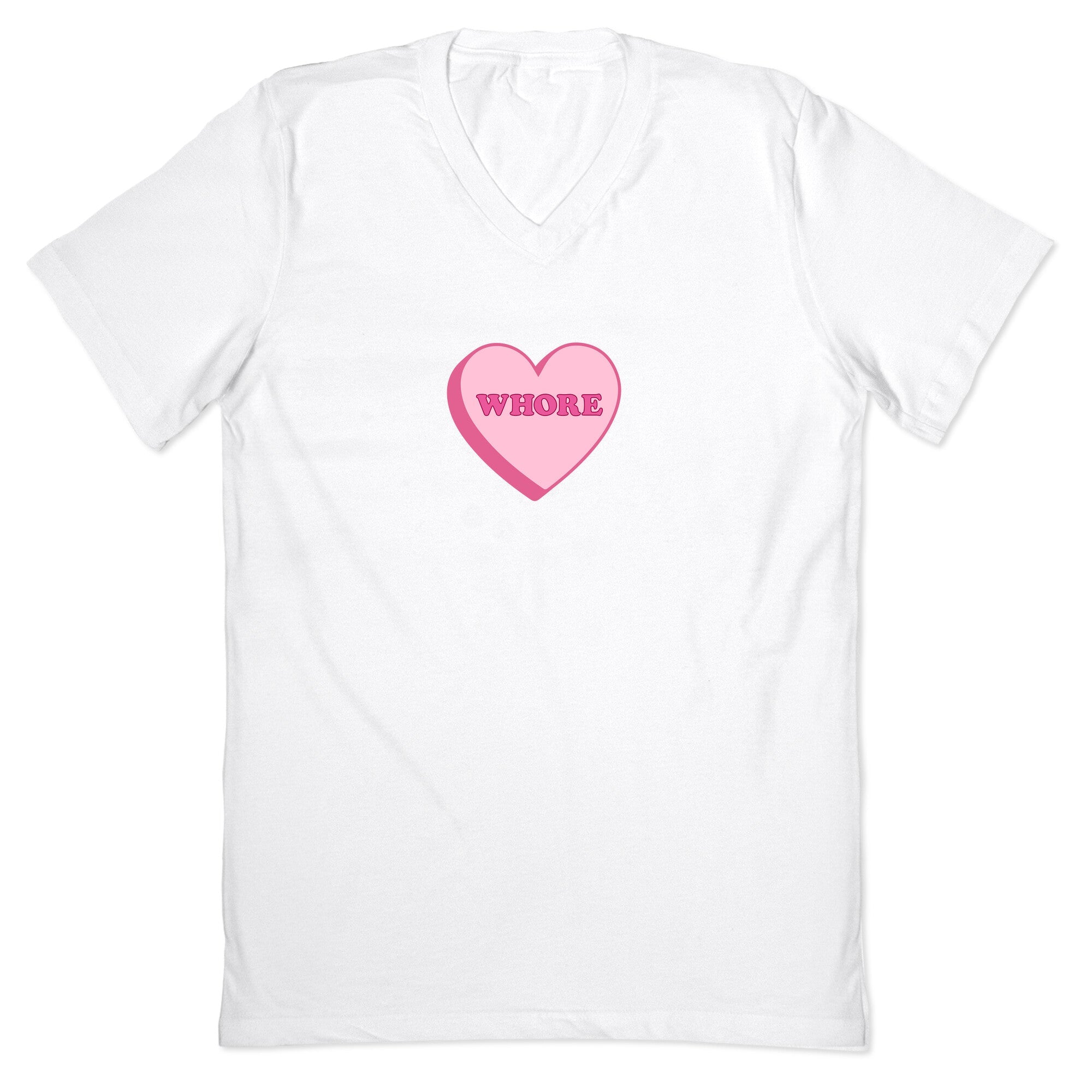 Whore V-Neck - Adult & Kids T-Shirts, Sweatshirts & Hoodies apparel design preview 1