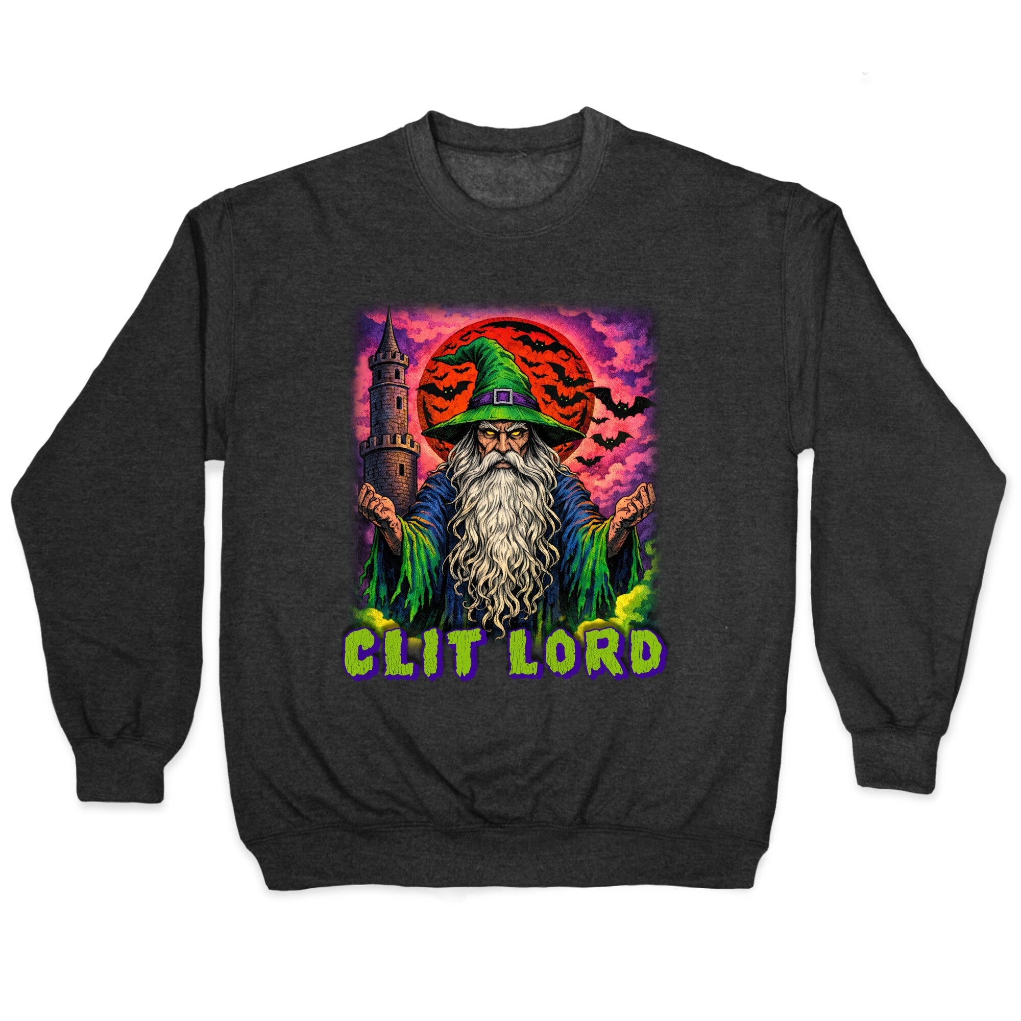 Clit Lord Crewneck - Adult & Kids T-Shirts, Sweatshirts & Hoodies apparel design preview 1