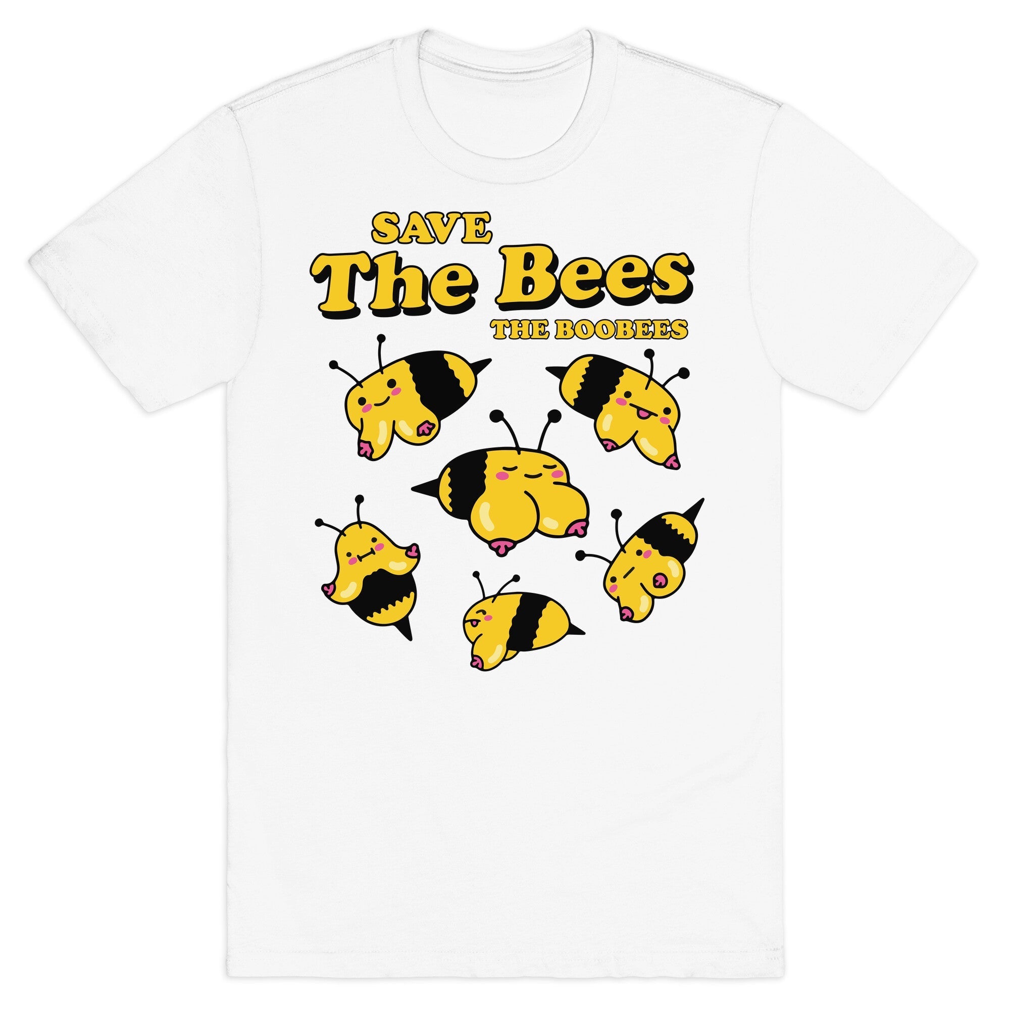Save The Bees Boobees - Adult & Kids T-Shirts, Sweatshirts & Hoodies apparel design preview 1