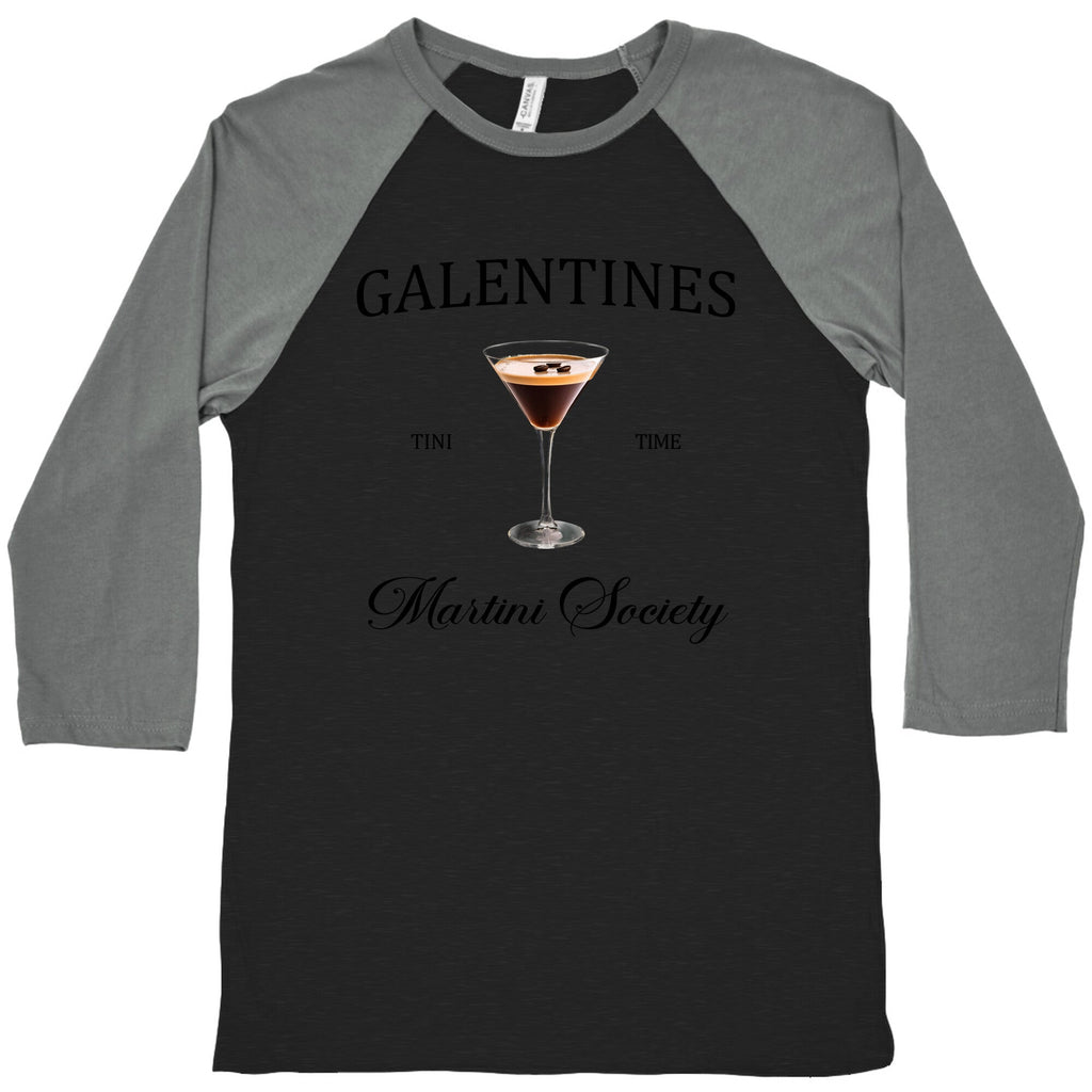 Galentines Tini Time Baseball - Adult & Kids T-Shirts, Sweatshirts & Hoodies apparel design preview 1