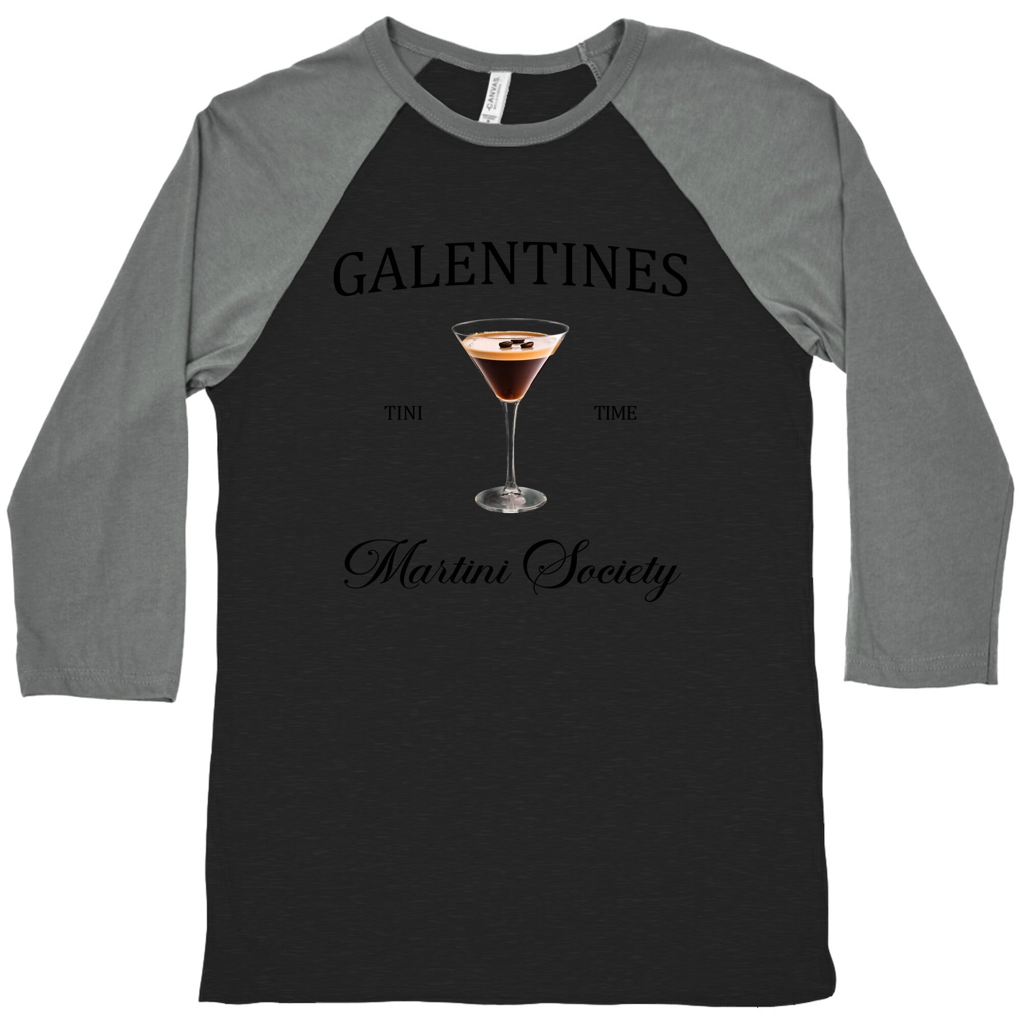 Galentines Tini Time Baseball - Adult & Kids T-Shirts, Sweatshirts & Hoodies apparel design preview 1