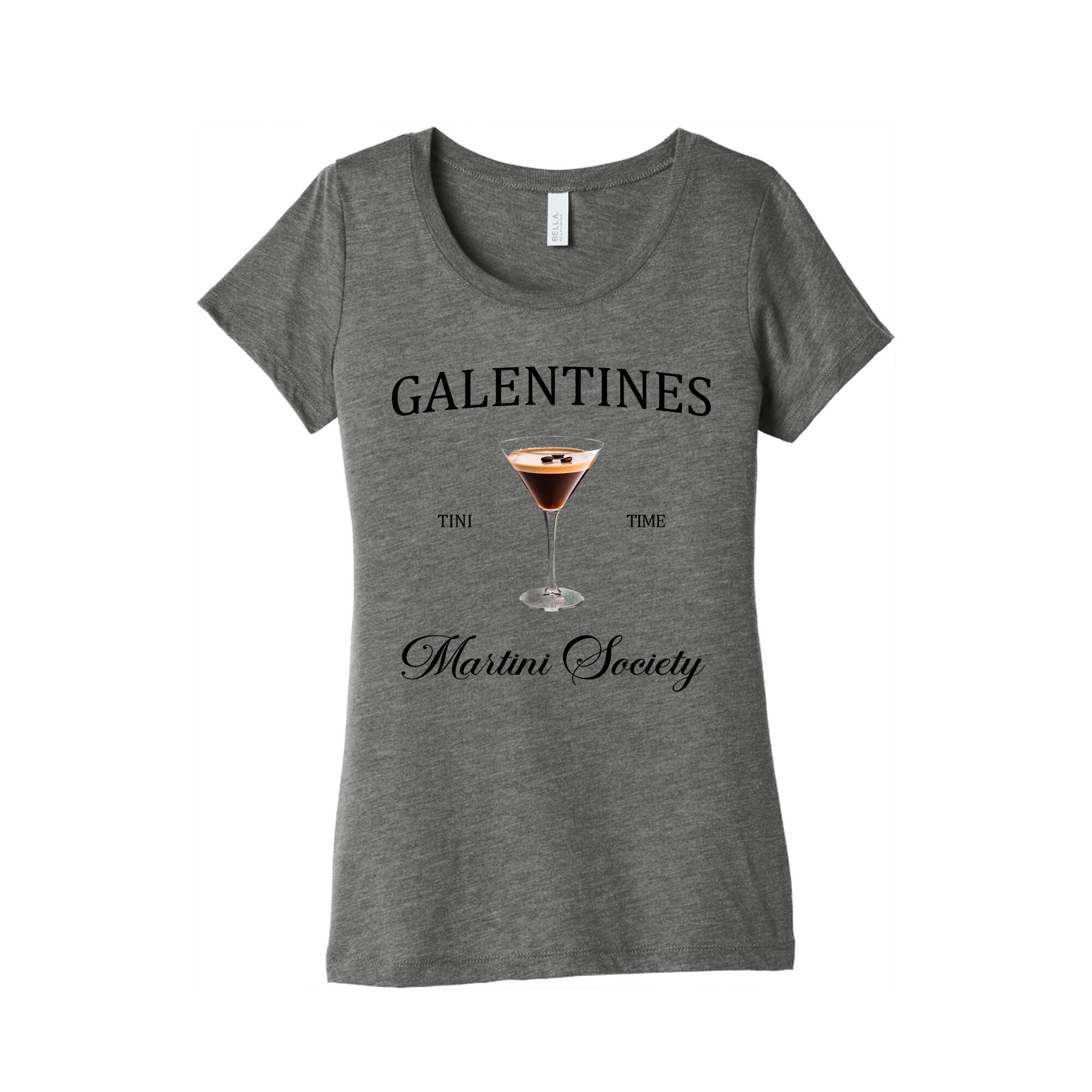 Galentines Tini Time Womens Triblend - Adult & Kids T-Shirts, Sweatshirts & Hoodies apparel design preview 1