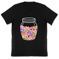 Candy Hearts NSFW V-Neck - Adult & Kids T-Shirts, Sweatshirts & Hoodies apparel design preview 1