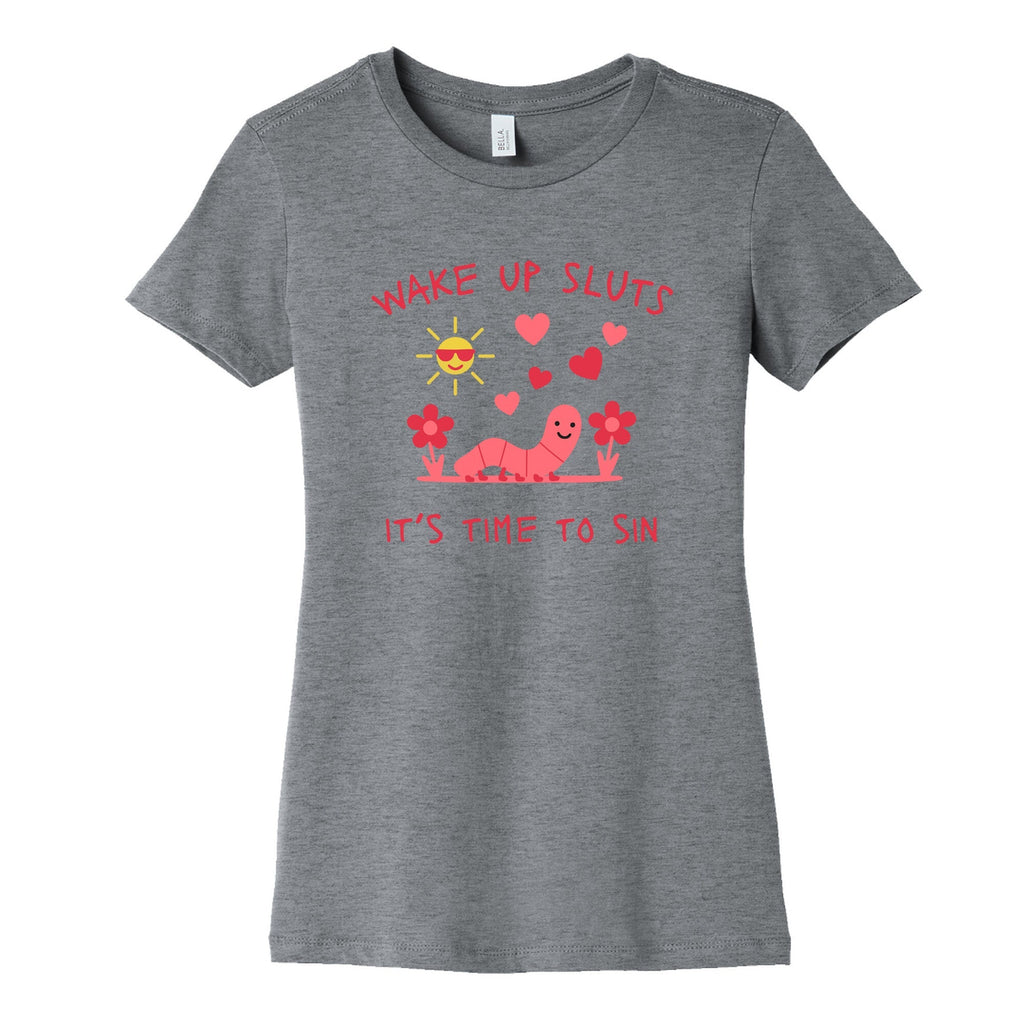 Wake Up Sluts Valentines Edition Womens Cotton - Adult & Kids T-Shirts, Sweatshirts & Hoodies apparel design preview 1