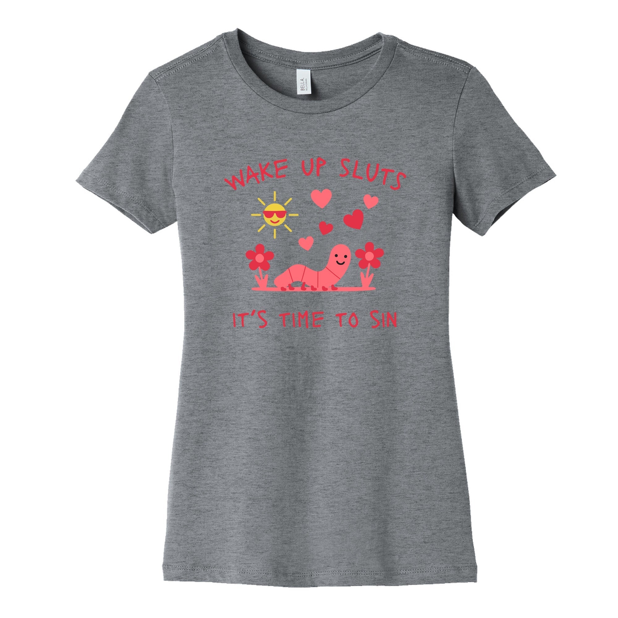 Wake Up Sluts Valentines Edition Womens Cotton - Adult & Kids T-Shirts, Sweatshirts & Hoodies apparel design preview 1