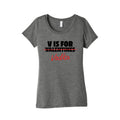V Is For Vodka Womens Triblend - Adult & Kids T-Shirts, Sweatshirts & Hoodies apparel design preview 1